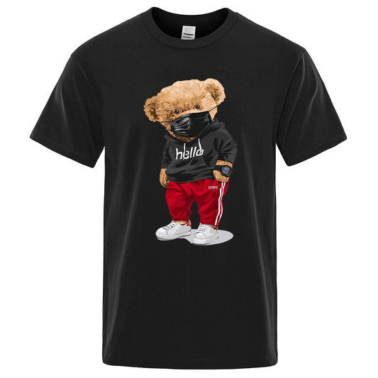 Sports Masked Bear Tee - Laven Club