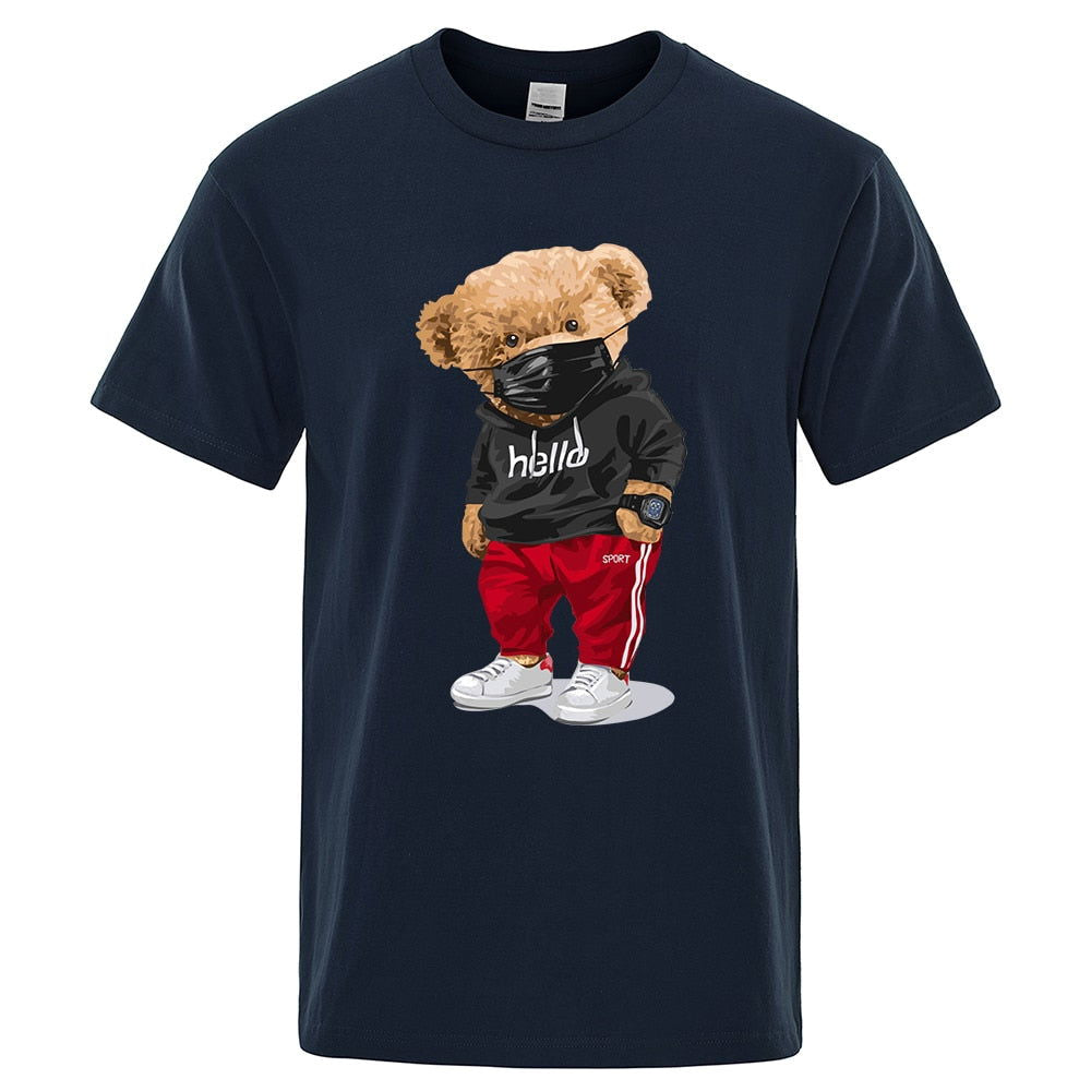 Sports Masked Bear Tee - Laven Club