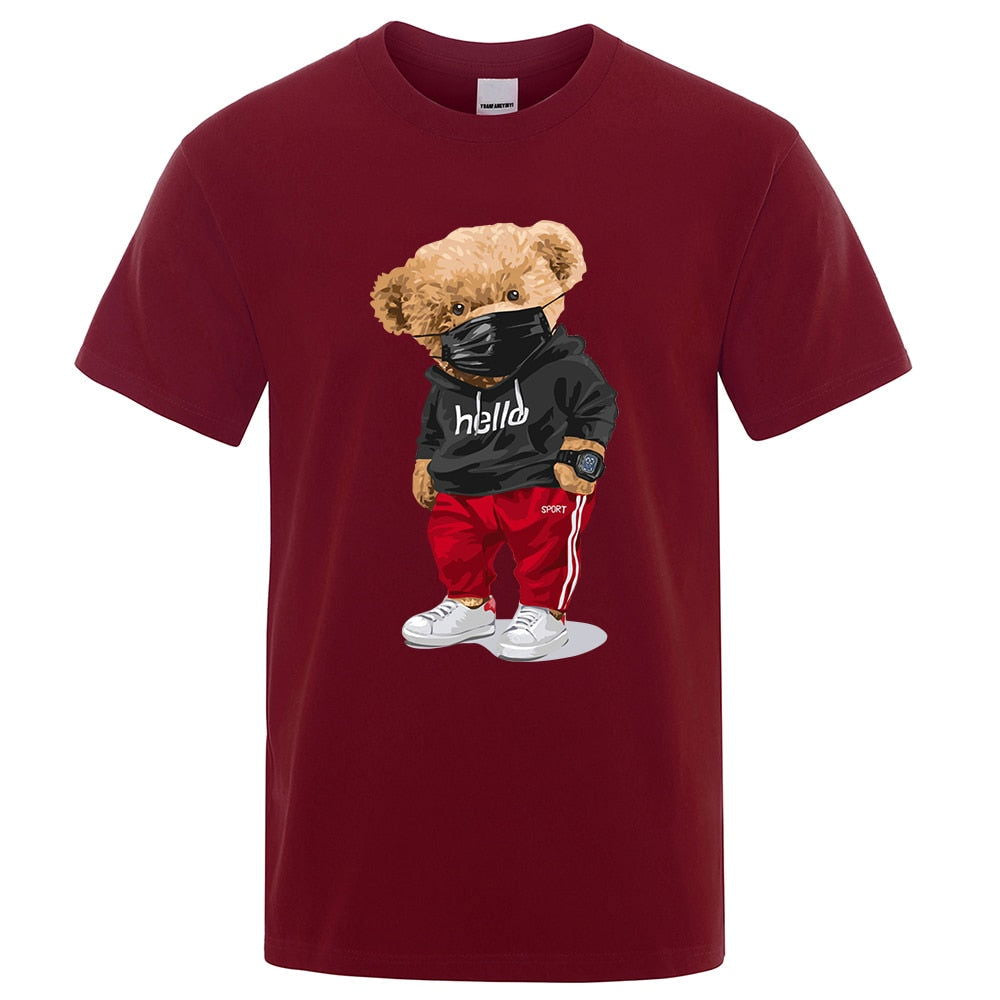 Sports Masked Bear Tee - Laven Club