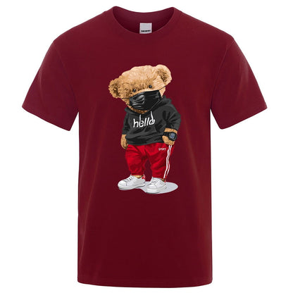 Sports Masked Bear Tee - Laven Club