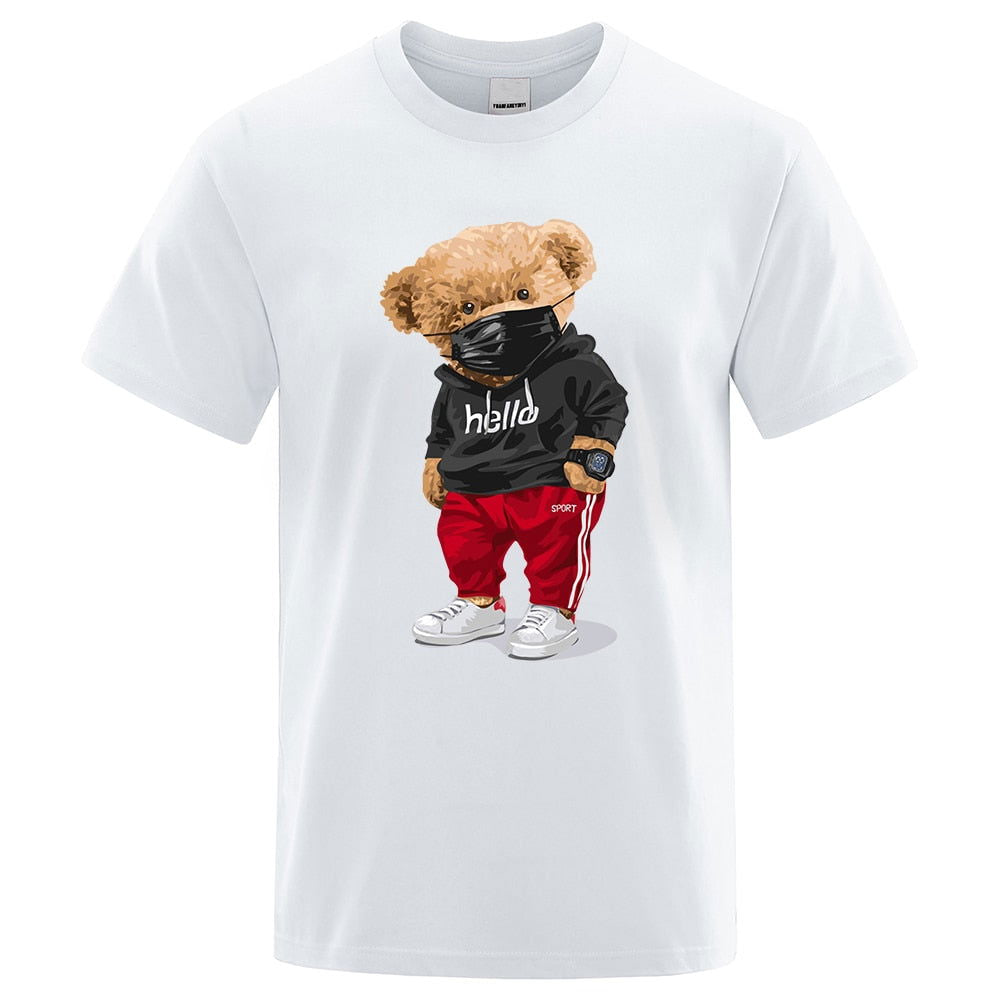 Sports Masked Bear Tee - Laven Club
