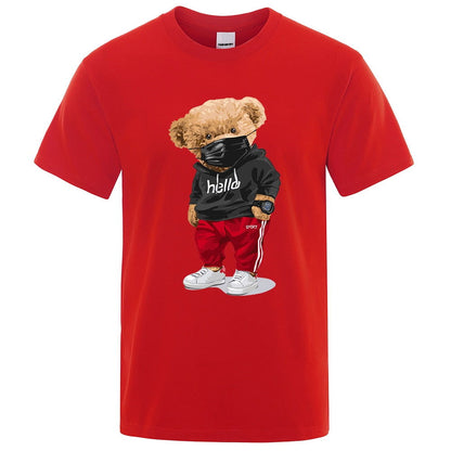 Sports Masked Bear Tee - Laven Club