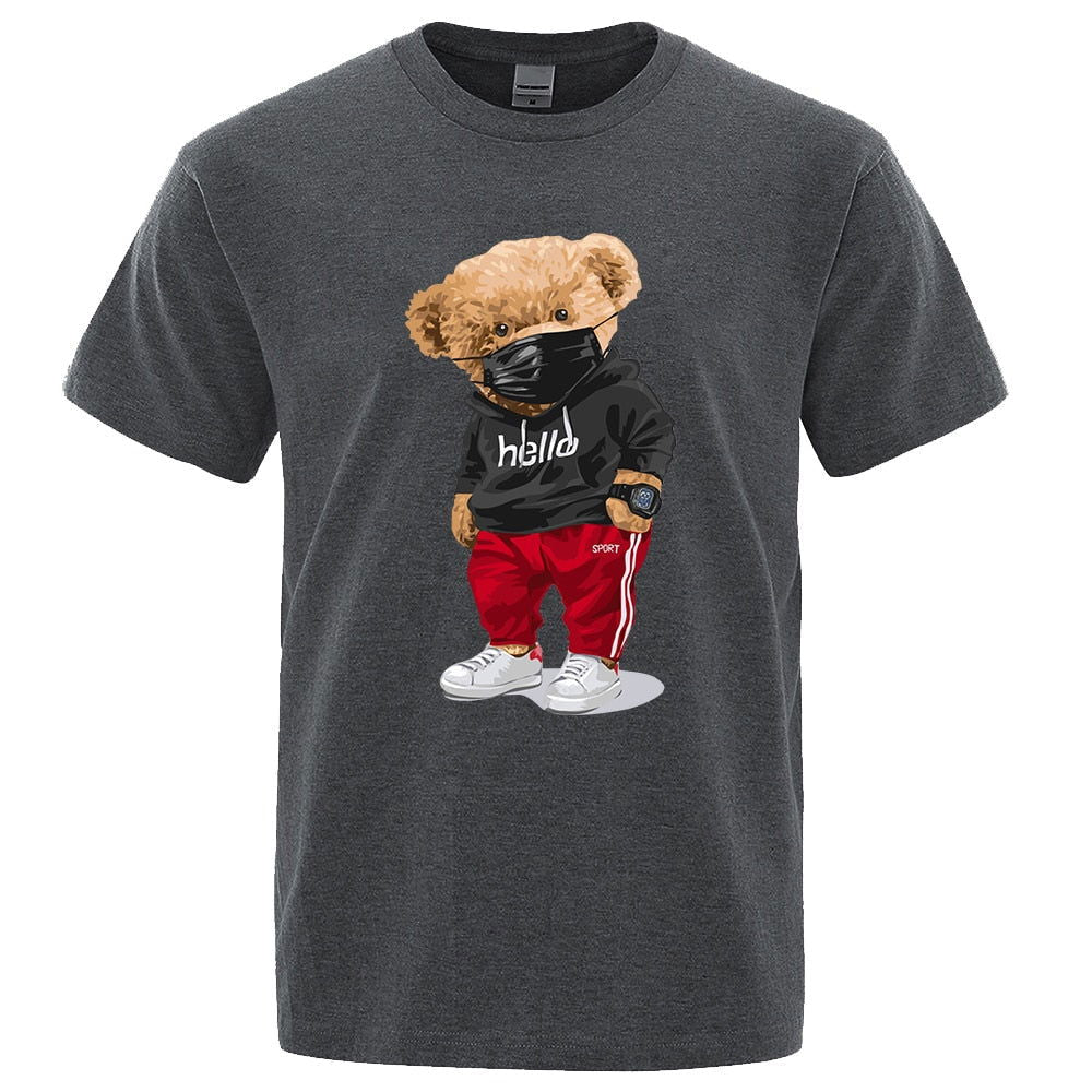 Sports Masked Bear Tee - Laven Club