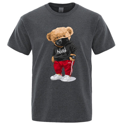 Sports Masked Bear Tee - Laven Club