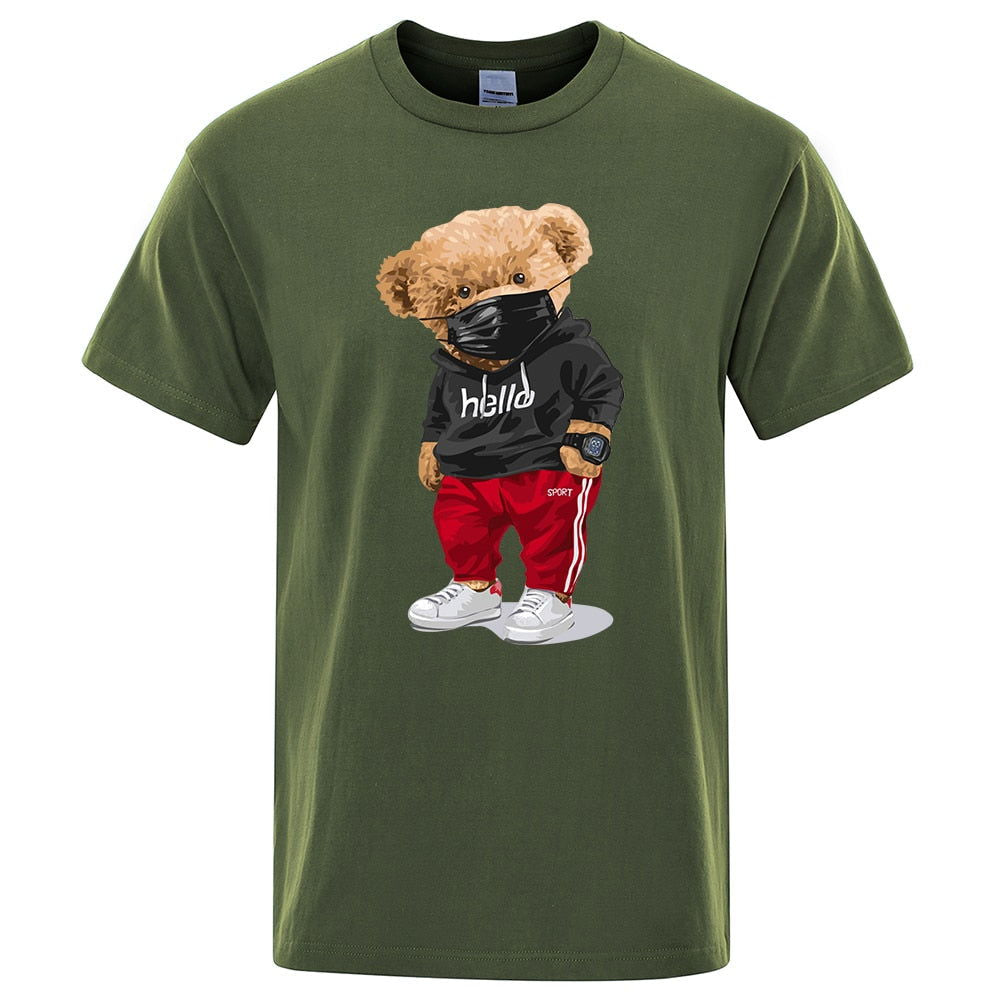 Sports Masked Bear Tee - Laven Club