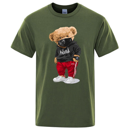 Sports Masked Bear Tee - Laven Club