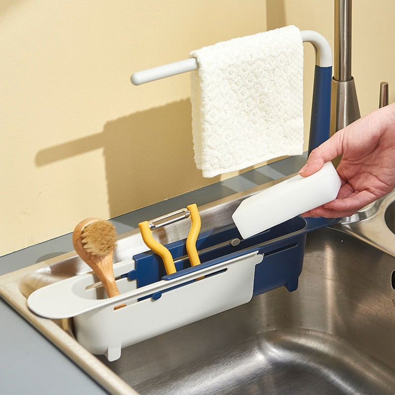 Telescopic Sink Storage Rack - Laven Club