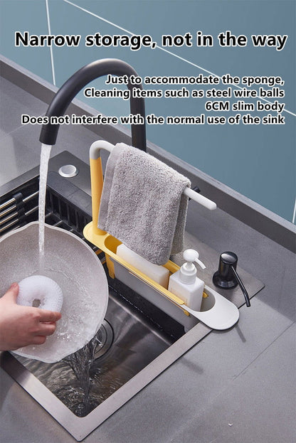 Telescopic Sink Storage Rack - Laven Club