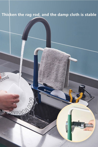 Telescopic Sink Storage Rack - Laven Club
