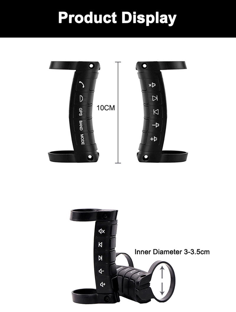 WIRELESS MULTIMEDIA STEERING WHEEL CONTROLLER - Laven Club