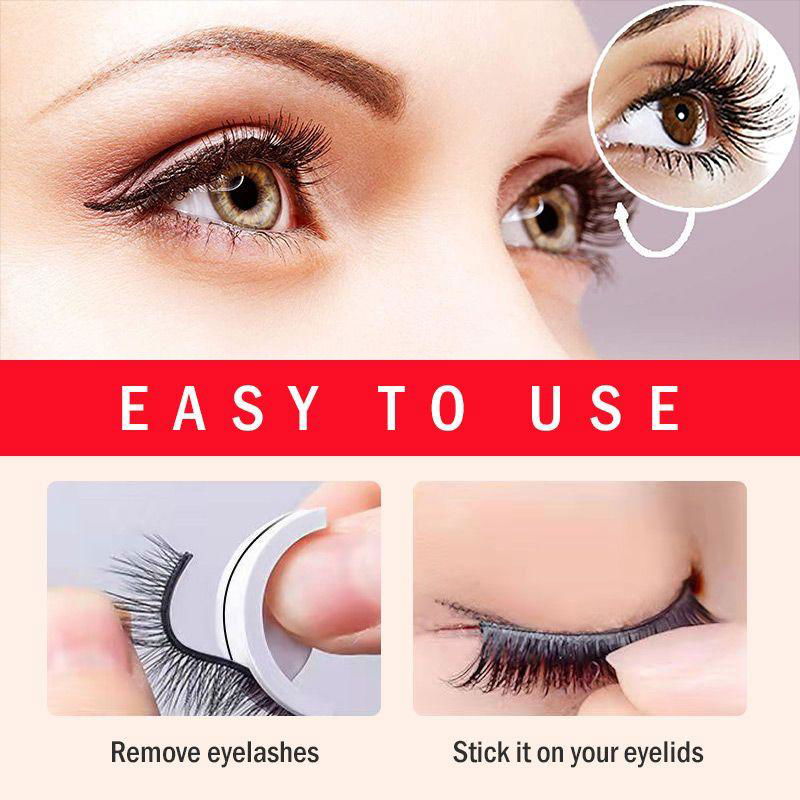 Waterproof – Reusable Self-Adhesive Eyelashes - Laven Club