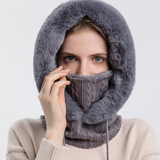 Winter Fur Cap Mask Set - Laven Club