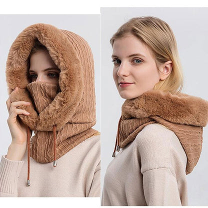 Winter Fur Cap Mask Set - Laven Club