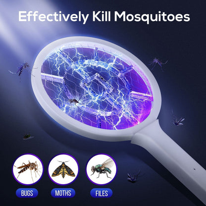 ZapDisc - 6 In 1 LED Display Smart Electric Mosquito Swatter - Laven Club