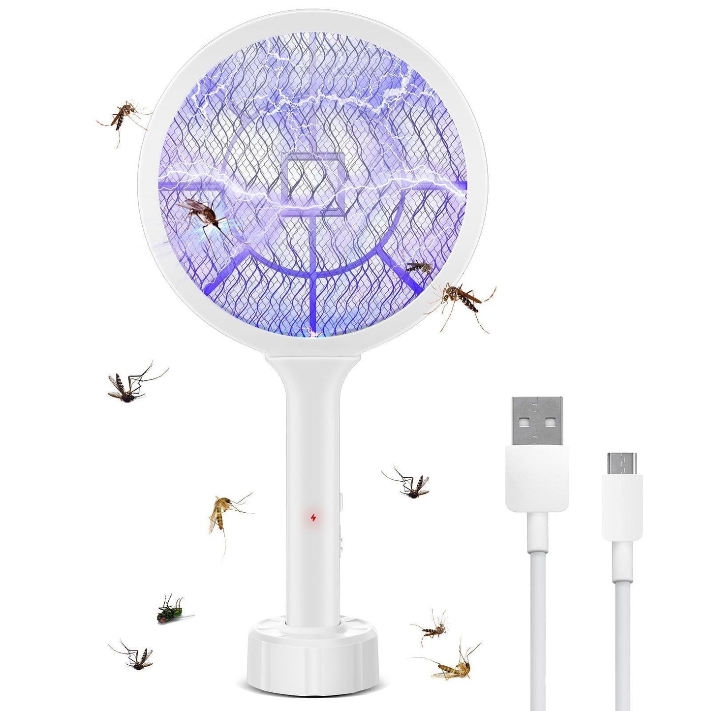 ZapDisc - 6 In 1 LED Display Smart Electric Mosquito Swatter - Laven Club